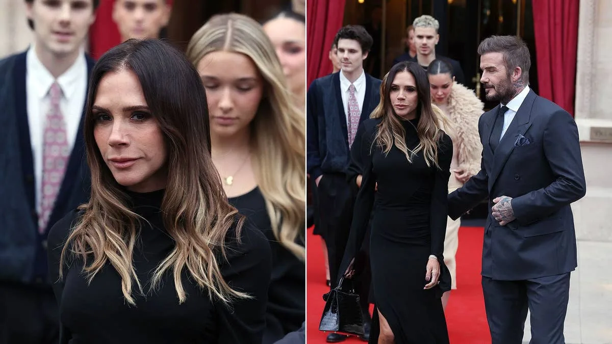 Victoria Beckham Awarded French Honour as Family Cheers in Paris