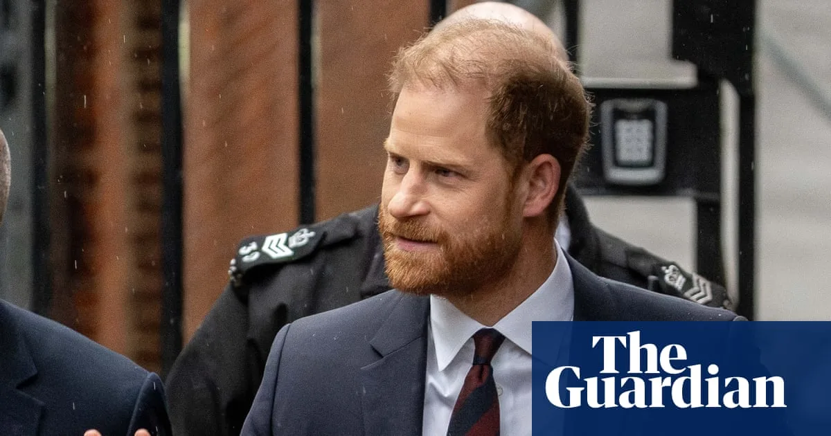 Prince Harry Accuses Daily Mail Publisher of Driving Him ‘to Drugs and Drink’
