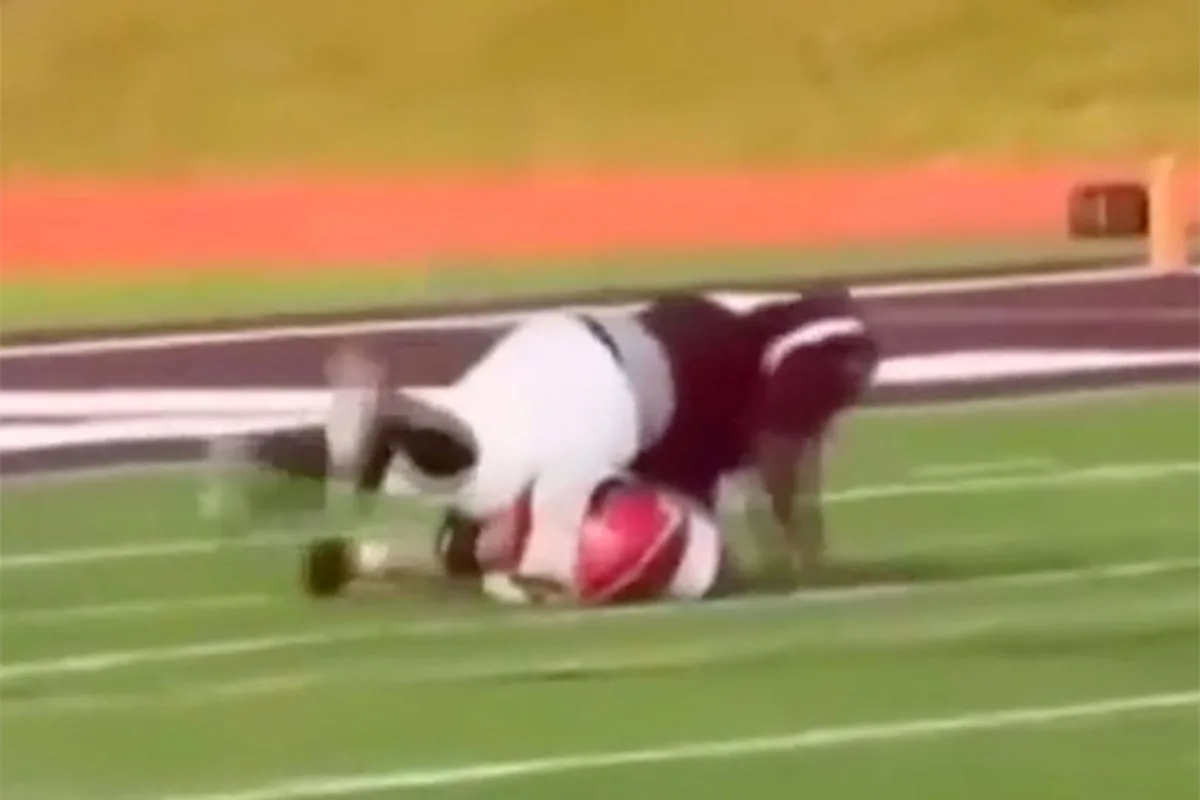 Teammate condemns 'horrible decision' after high school football player fractures opponent's spine
