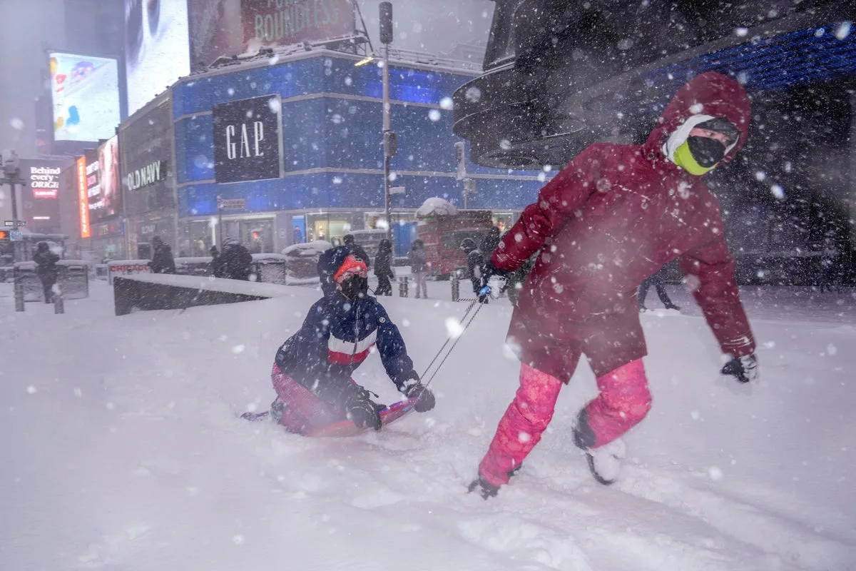 Record-Breaking Blizzard and Bomb Cyclone Batter Northeast US