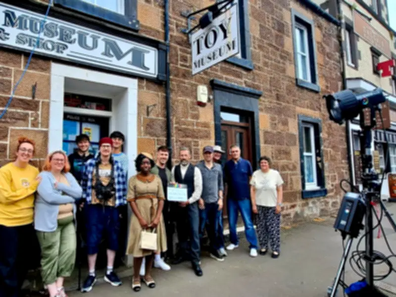 Historic Callander Toy Shop Transforms Into Horror Film Set for Robert Returns