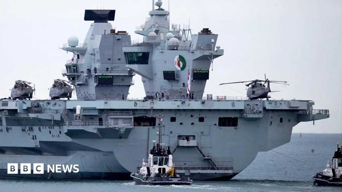HMS Queen Elizabeth Faces Chinese Warnings in South China Sea
