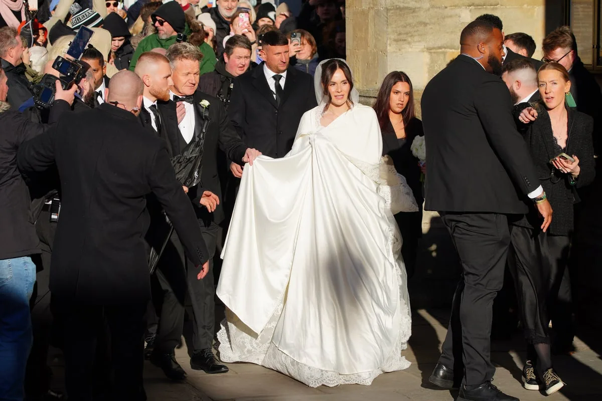 Holly Ramsay gives Instagram followers first glimpse of wedding dress