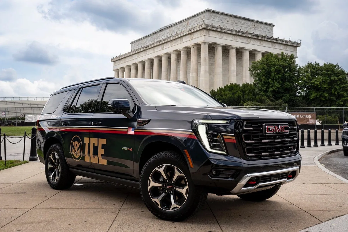 ICE Denies Agents Hiding Trump-Inspired Fleet Vehicles