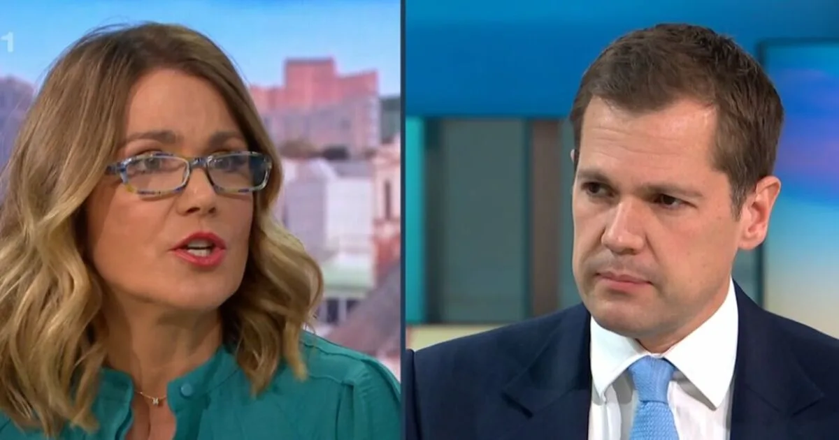 Robert Jenrick Criticised Over Knife Threat Response in GMB Interview