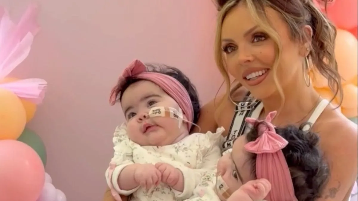 Jesy Nelson Shares Heartwarming Physio Session with Twins Amid SMA Battle
