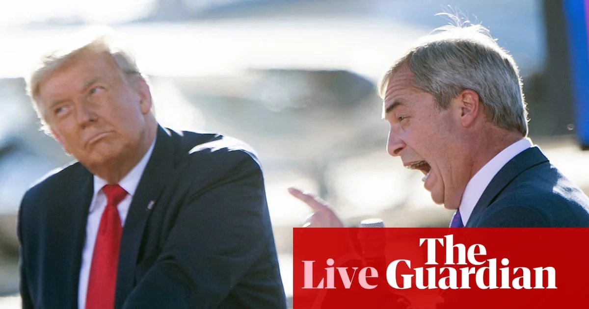 Labour MP warns of 'catastrophe' as Farage joins criticism of Trump's Iran threat