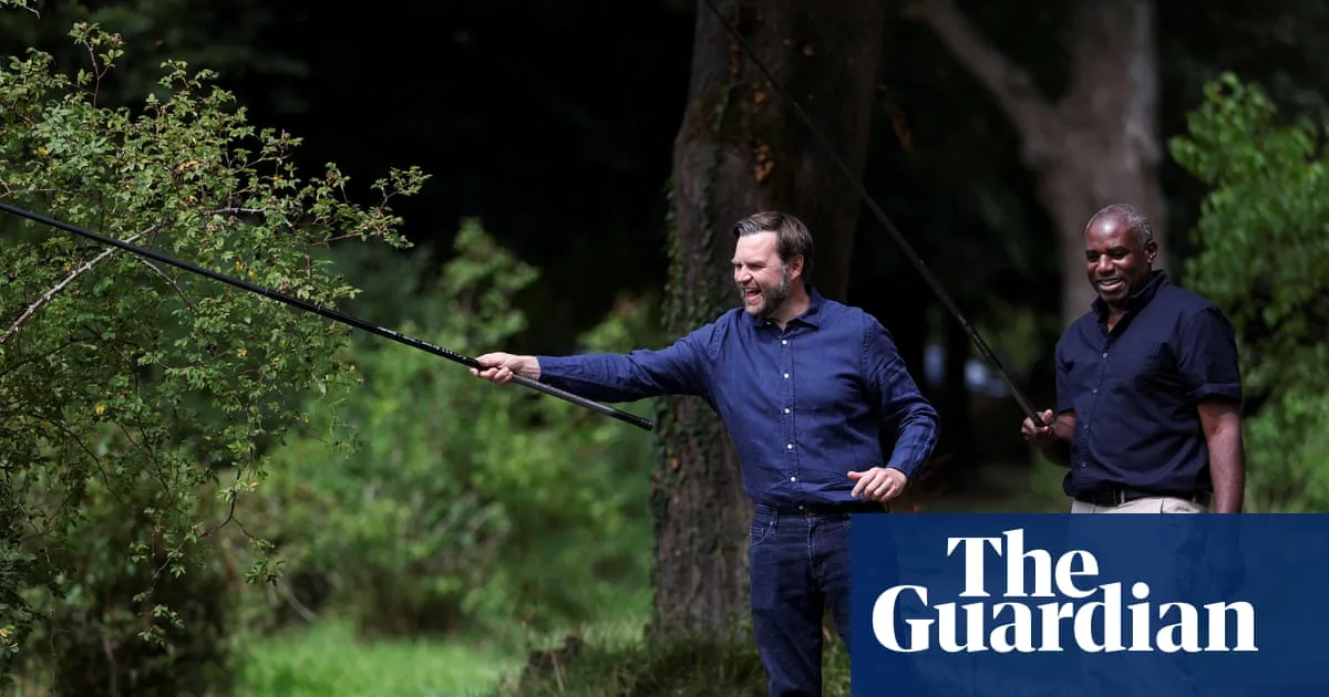 Lammy and Vance criticised for fishing while Gaza burns