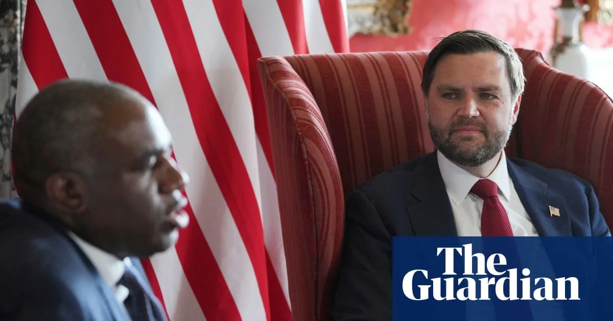Vance and Lammy Clash Over Gaza Policy Ahead of Chevening Meeting