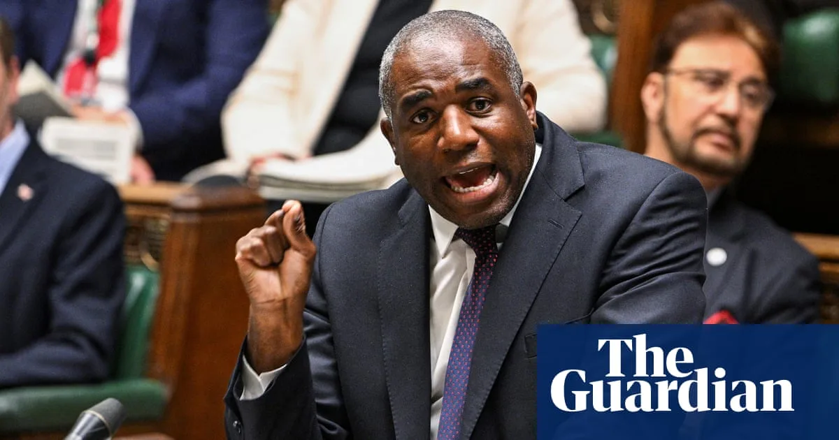 Lammy Defends UK Recognition of Palestinian State
