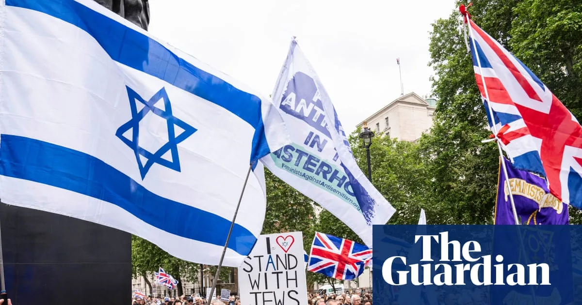 Thousands Rally Against Antisemitism Outside Downing Street
