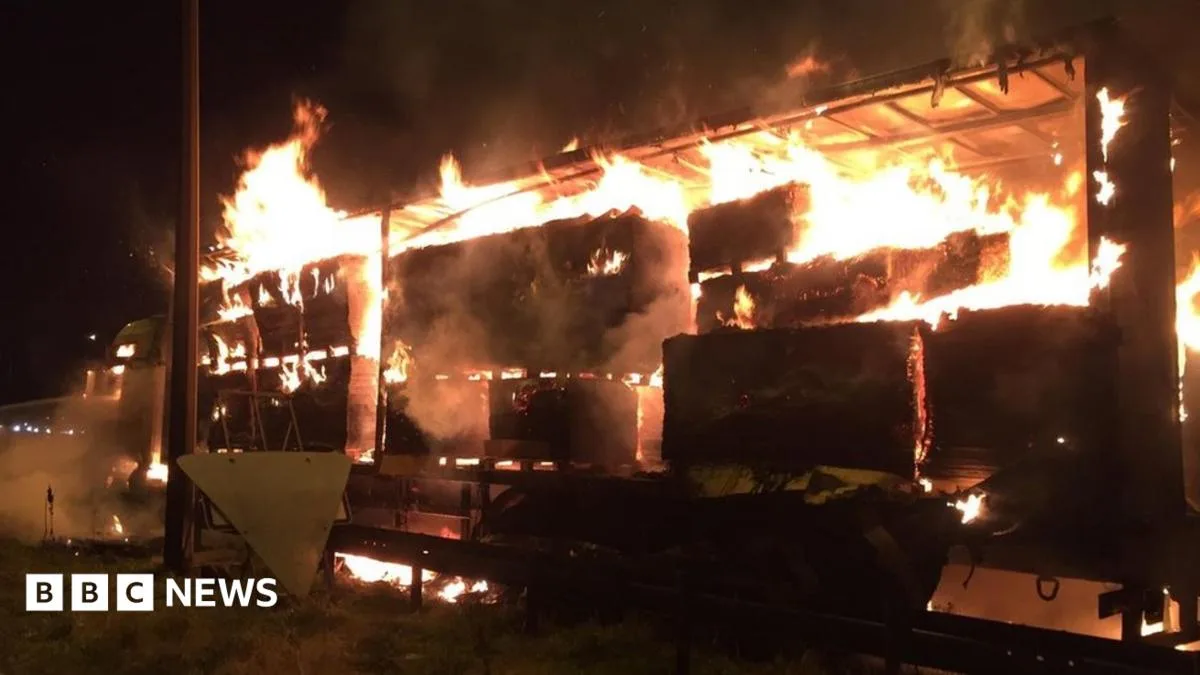 M6 Closed After Lorry Fire Causes Seven-Mile Queues in Cheshire