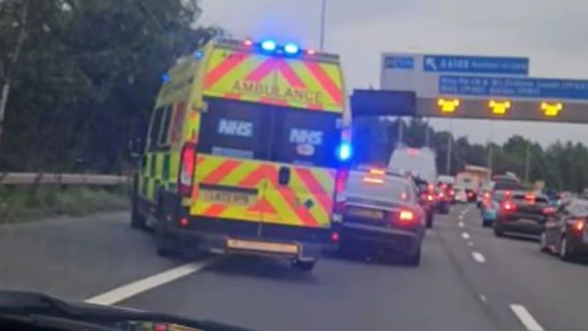 M60 Closed After Man Falls from Bridge in Critical Condition