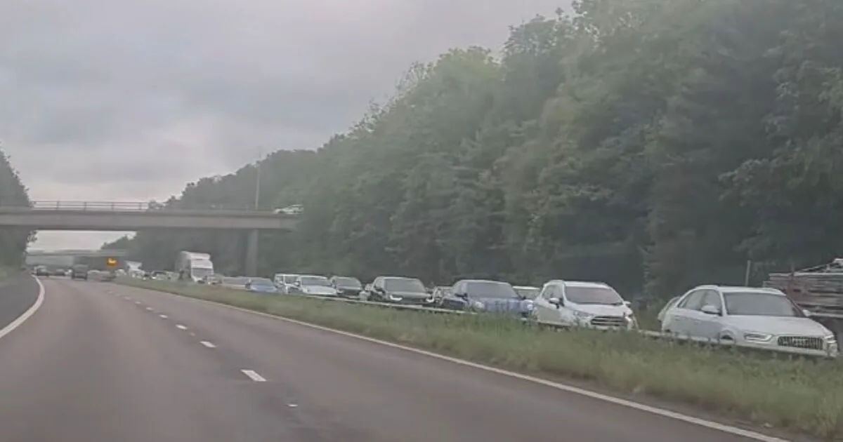 M66 Motorway Closed Near Manchester After Lorry Crash