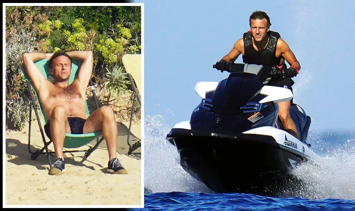 Macron Enjoys Jet Ski Thrill During Summer Break