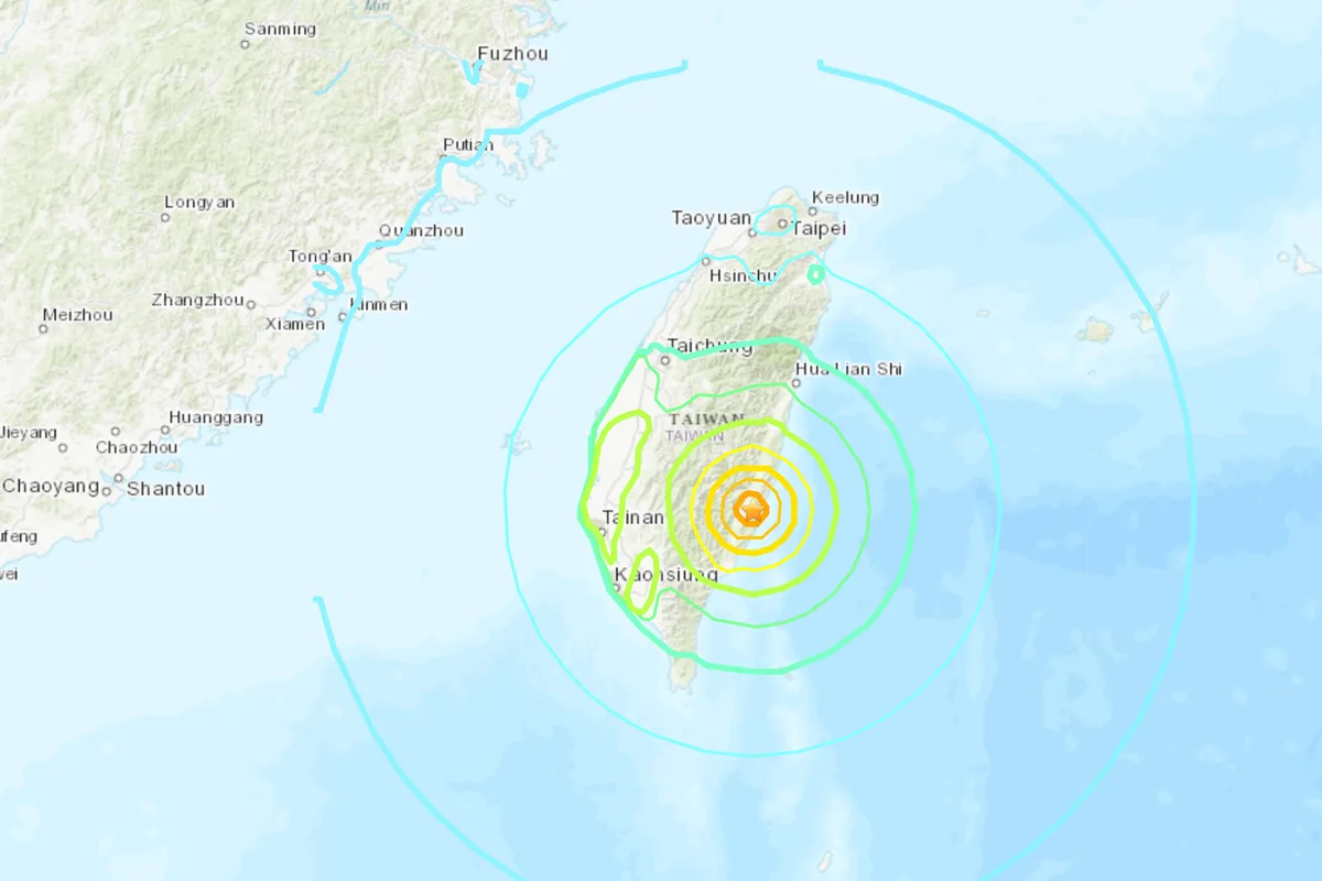 Major 7.2 Earthquake Strikes Taiwan, Tsunami Warning Issued