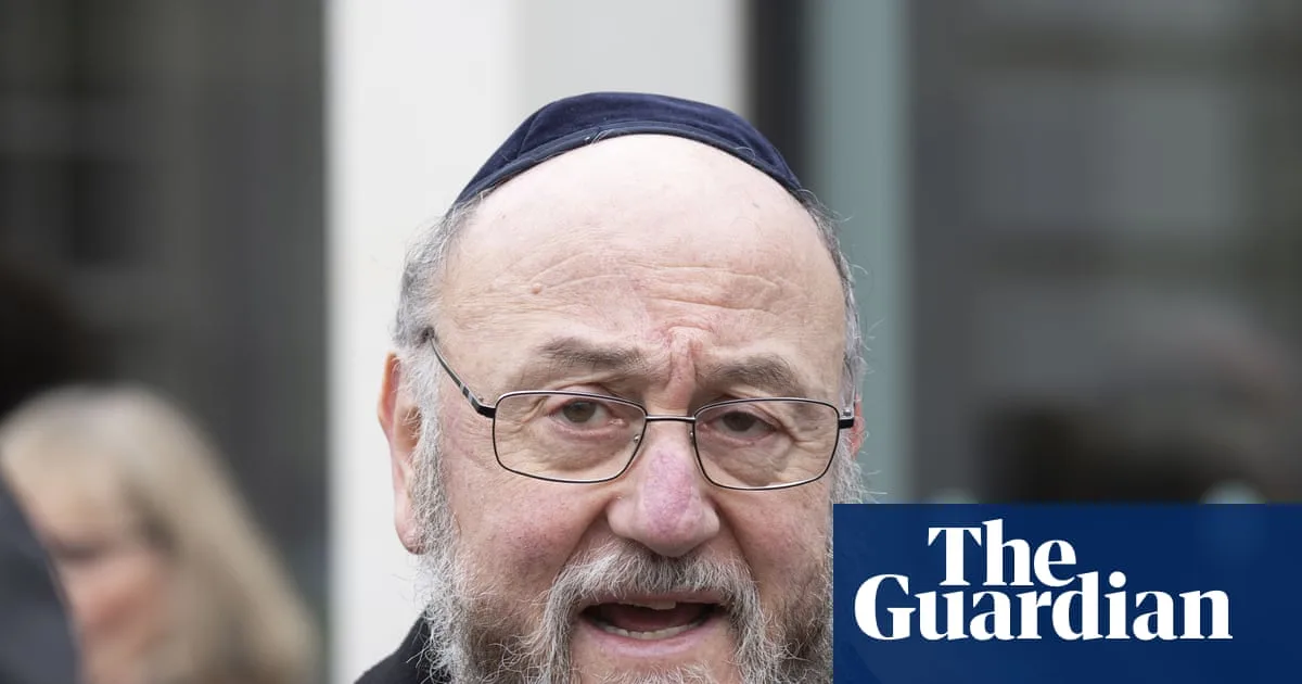 Chief Rabbi Calls for 'National Soul-Searching' After Manchester Synagogue Attack