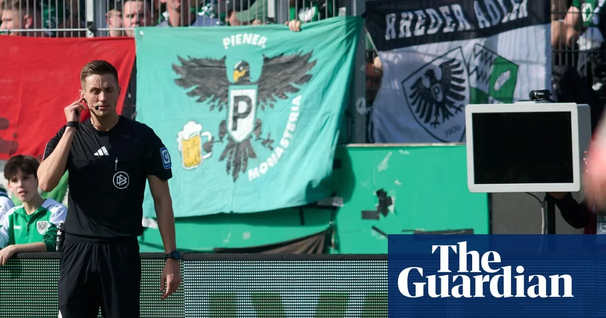 Masked Fan Unplugs VAR Monitor in German Football Protest