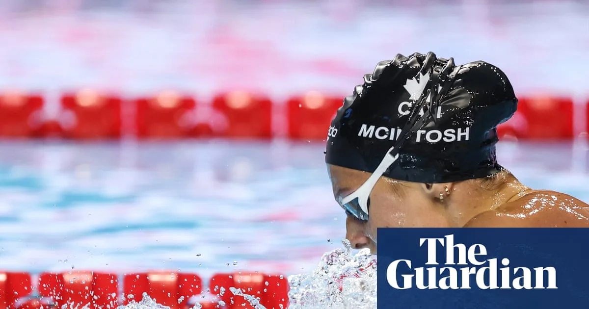 McIntosh Wins Second Gold at Swimming Worlds