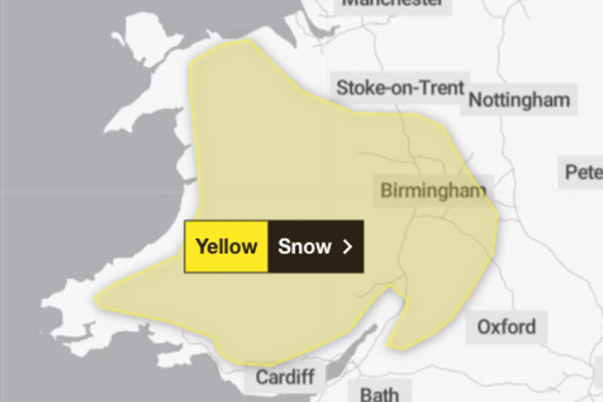 Met Office Issues Yellow Snow and Rain Warning for UK