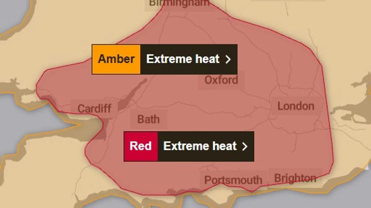 Met Office Extends Red Extreme Heat Warning as UK Braces for Record 40°C