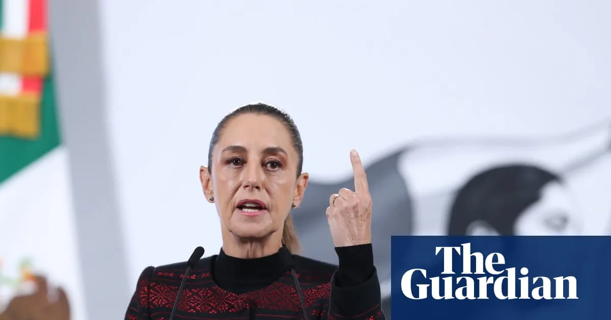 Mexico's Sheinbaum Dismisses US Claim of Cartel Bounties on Immigration Officials