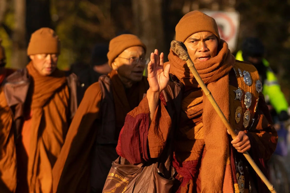 Buddhist Monks Complete 15-Week Peace Walk to Washington, Seek National Holiday for Vesak