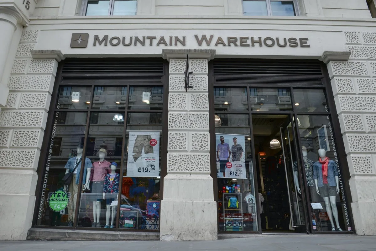 Mountain Warehouse to open up to 50 new stores after record sales