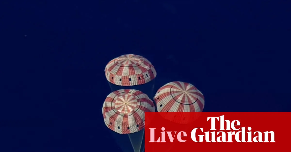 Artemis II Crew Recovered After 'Textbook Splashdown' in Pacific