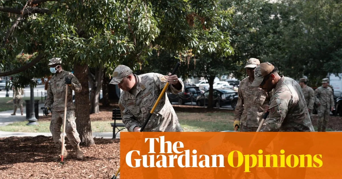 National Guard Deployed As Gardeners In Washington DC