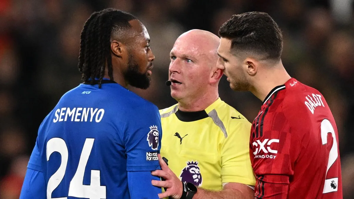 Gary Neville Backs Referee's Decision After Semenyo Neck Grab Incident