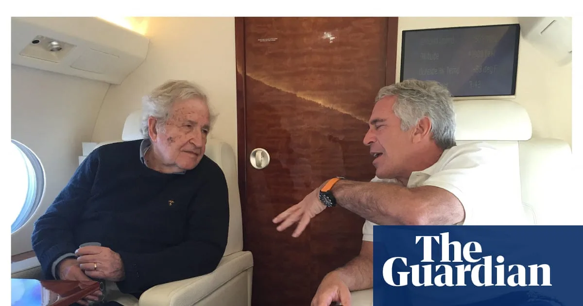 Noam Chomsky Seen In New Epstein Photos Release