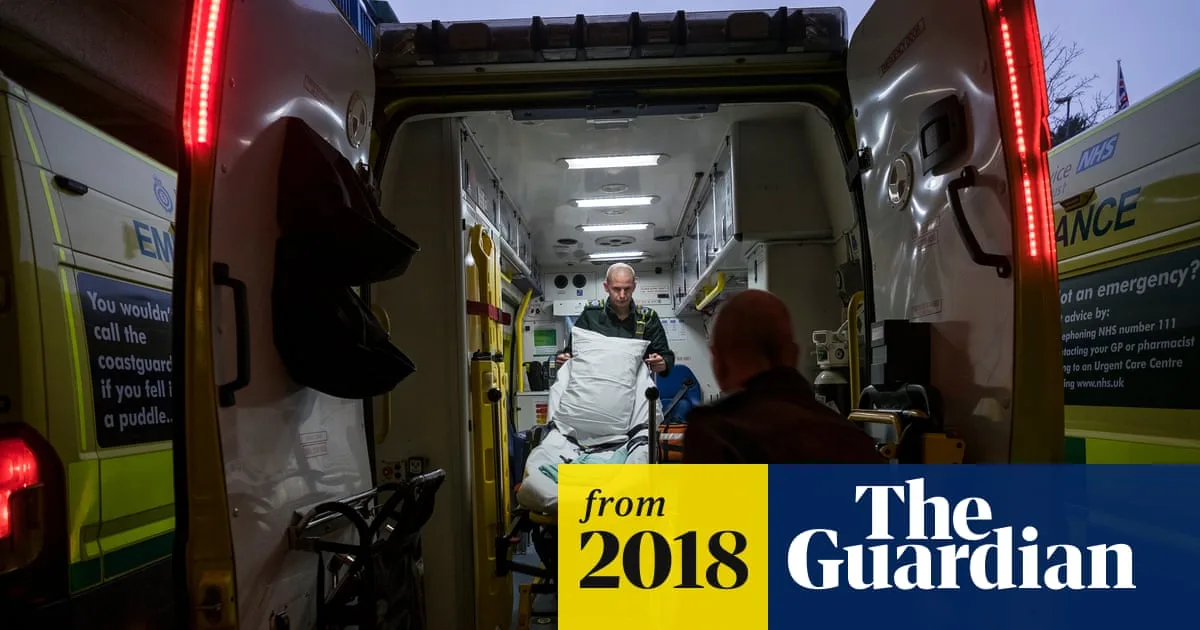 100,000 Patients Left Waiting in Ambulances This Winter, NHS Data Reveals