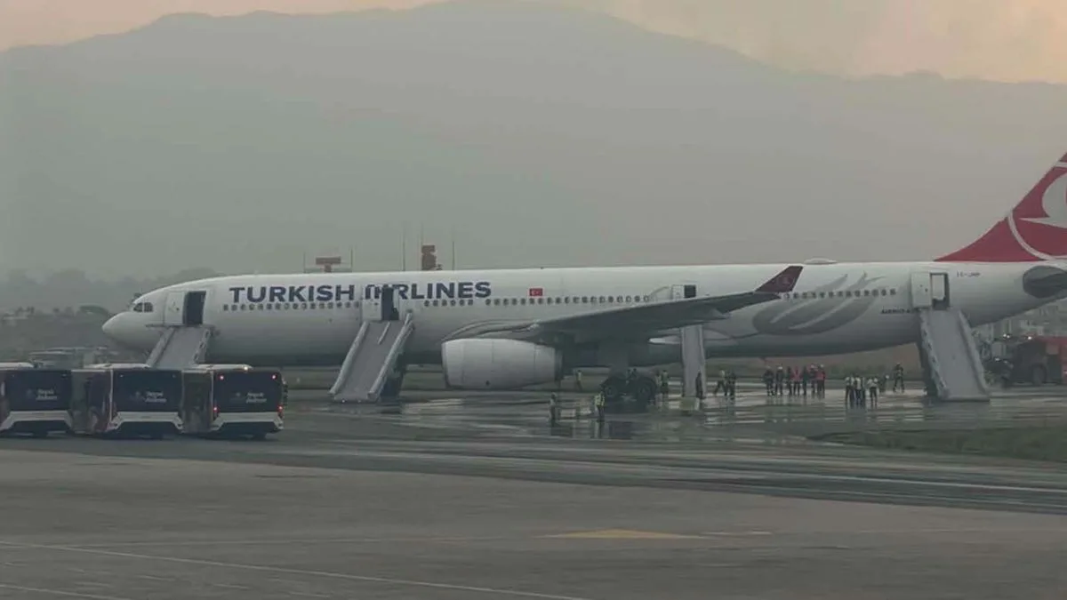 Passengers Evacuated After Turkish Airlines Plane Catches Fire at Kathmandu Airport