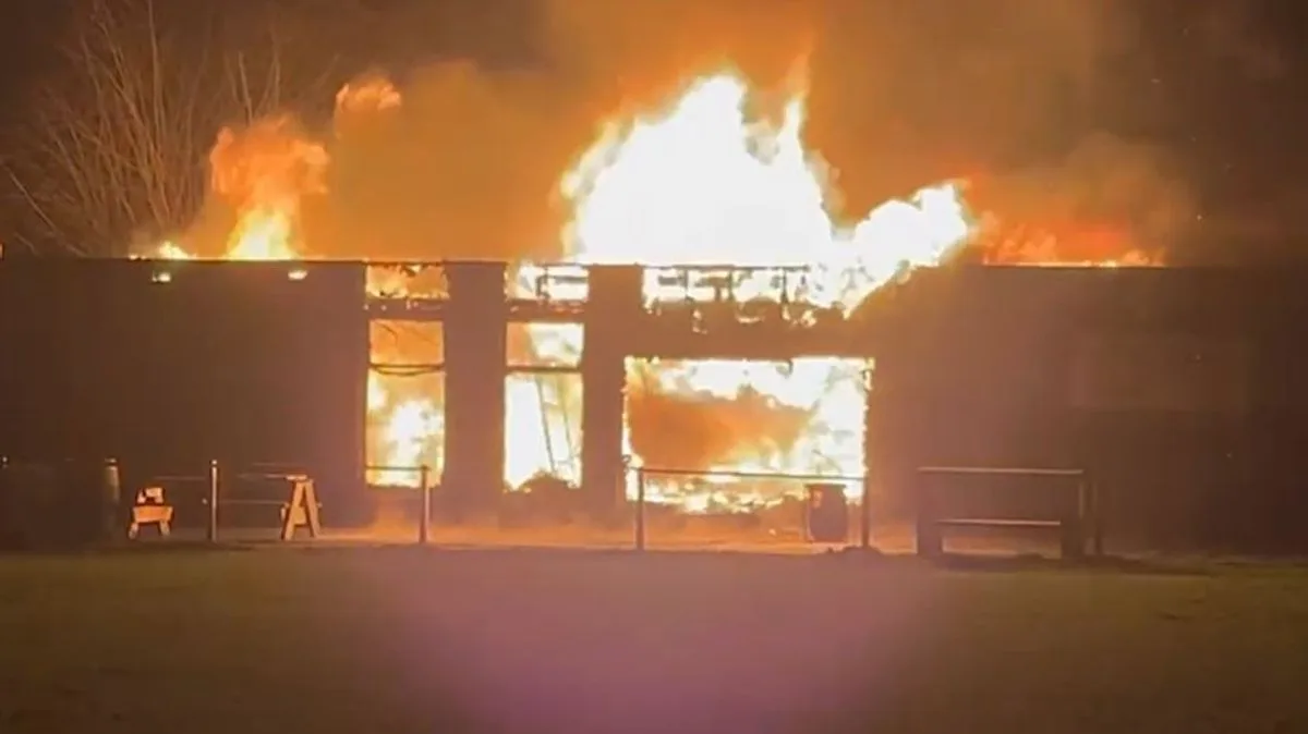 Penarth Rugby Club Fire Caused by Electrical Fault, Destroying 145 Years of History