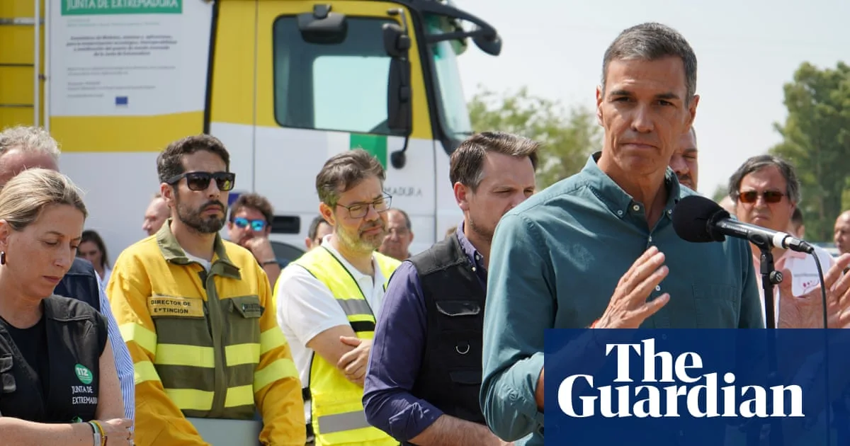 Spain must better prepare for climate crises, says Sánchez after deadly wildfires