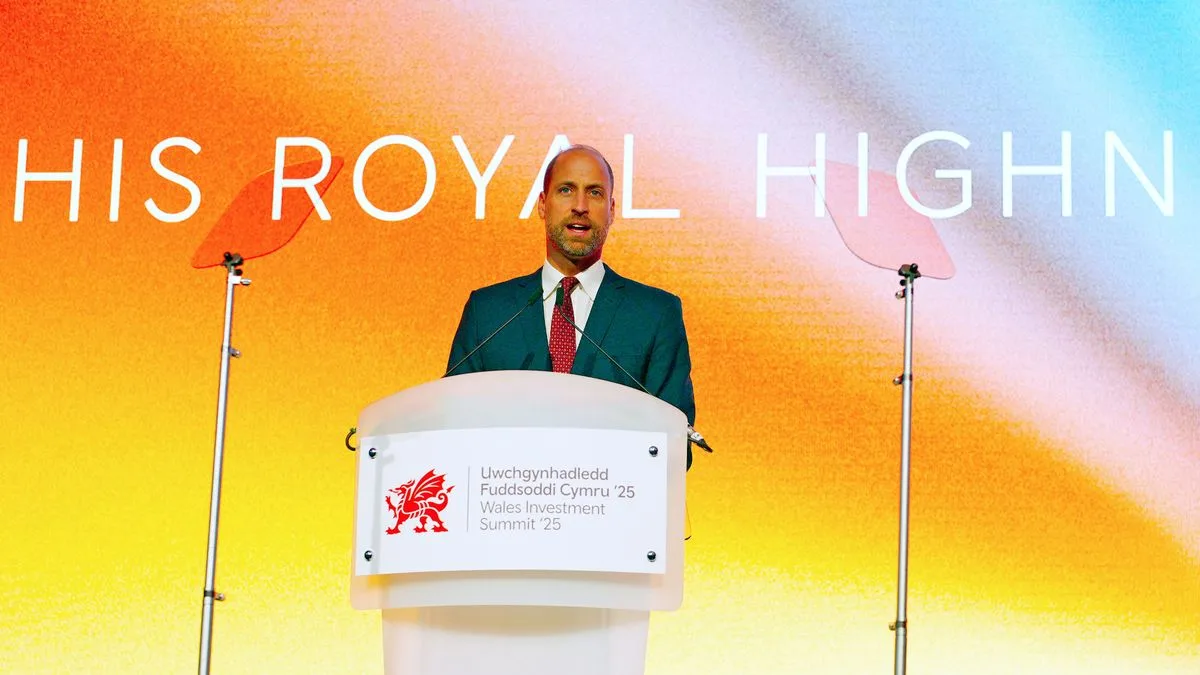 Prince William Hails Wales as a Dynamic Nation for Investment at Global Summit