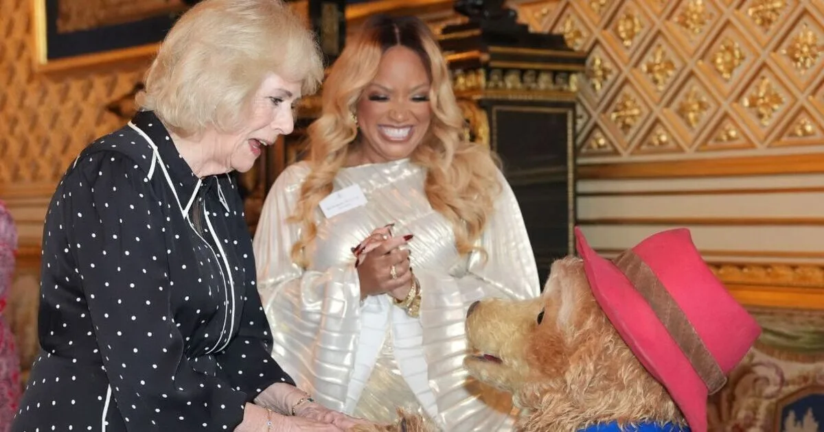 Queen Camilla Meets Paddington Bear at Windsor Castle
