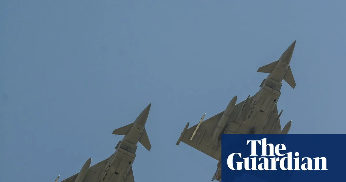 RAF Typhoons Scrambled Over Russian Drone Threat Near Nato Airspace