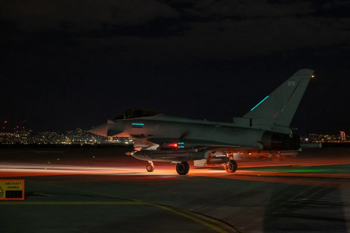 RAF Typhoons Strike Islamic State Target In Syria