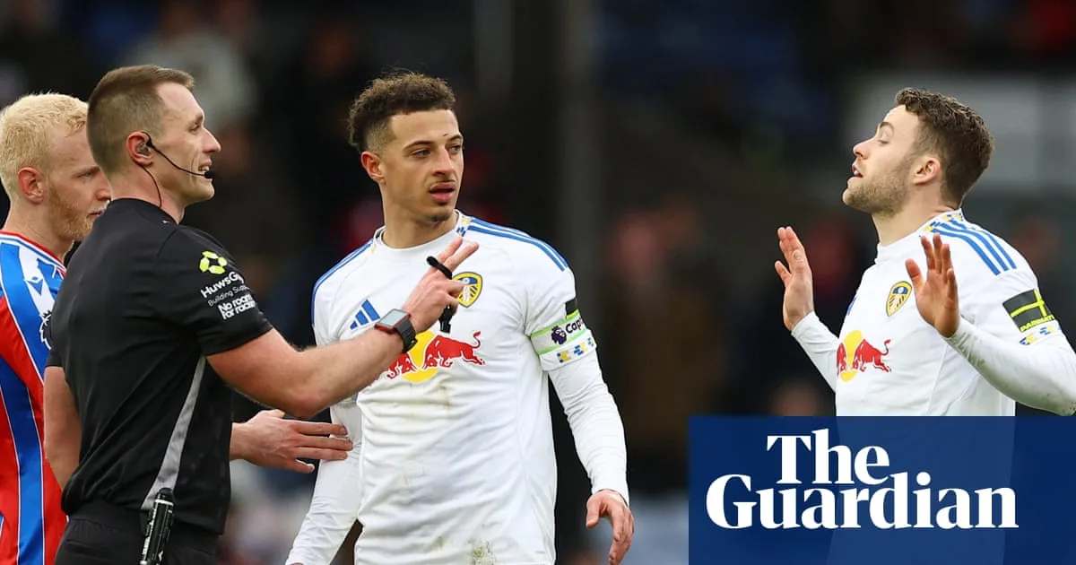 Referee's Blunder Sparks Red Card Drama as Leeds Hold Palace