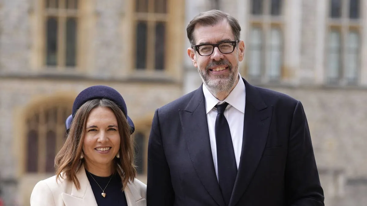 Richard Osman's daughter Ruby makes public debut at OBE ceremony
