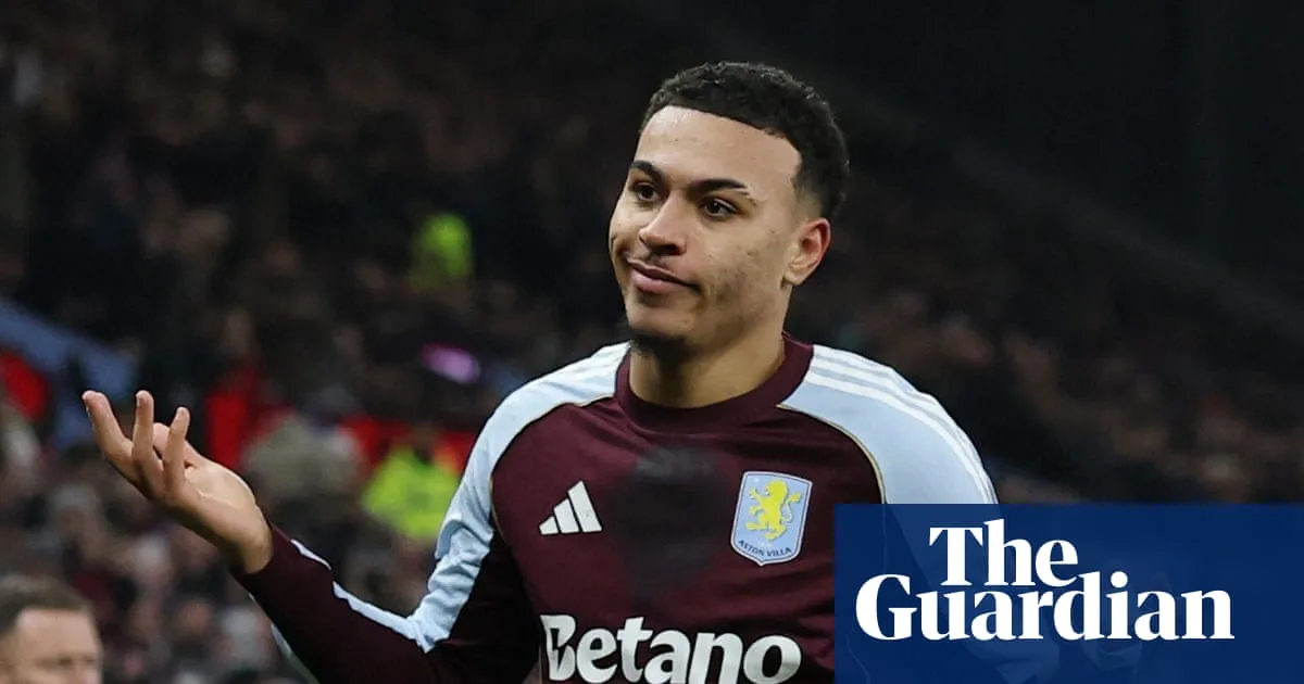 Morgan Rogers double keeps Aston Villa in title hunt with win over Manchester United