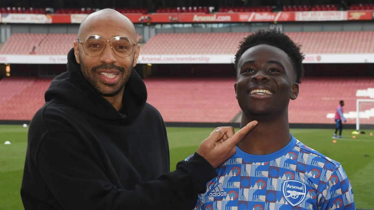 Saka Matches Thierry Henry's Arsenal Assists Record
