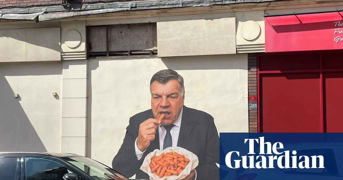 Sam Allardyce Immortalised In Dudley Chip Shop Mural