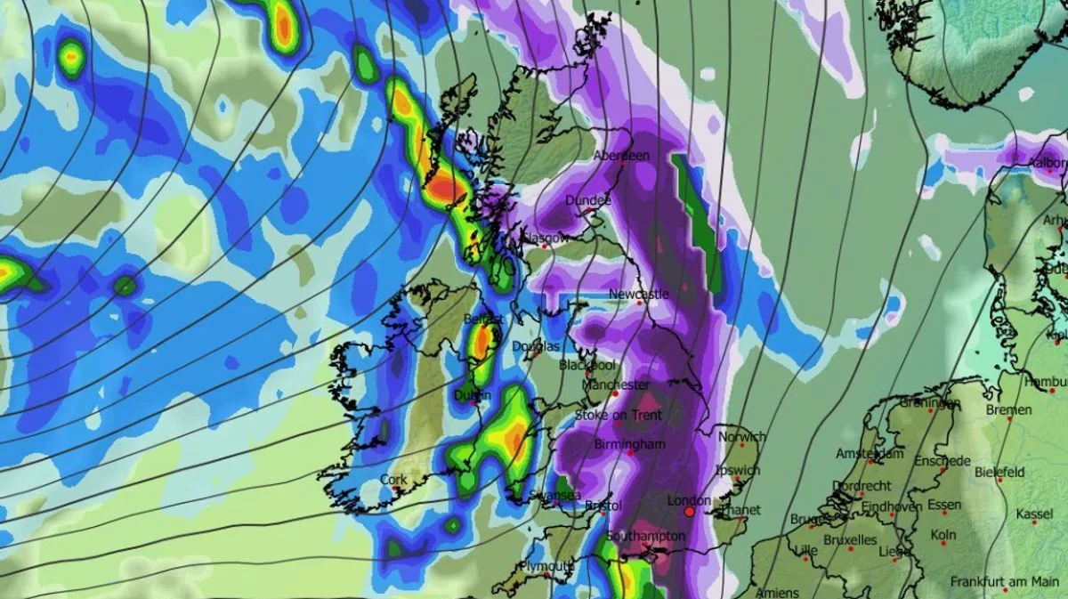 Second Major Snow Blizzard Forecast for UK Next Week