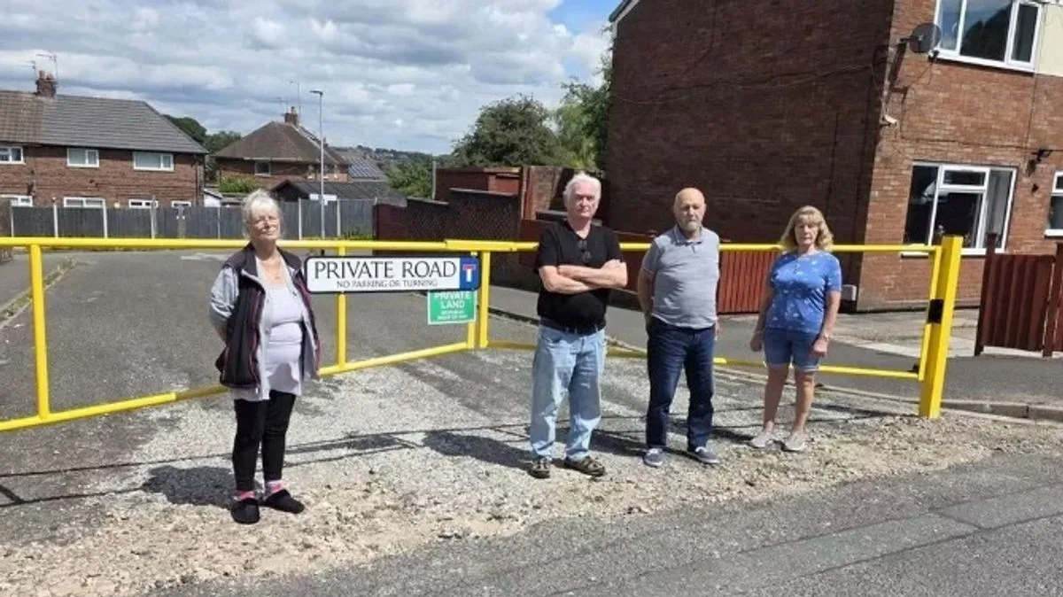 Shopkeeper triggers residents' fury with barrier blocking driveways