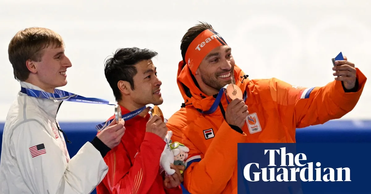 Ning Zhongyan Stuns Jordan Stolz to Win 1500m Gold in Olympic Record