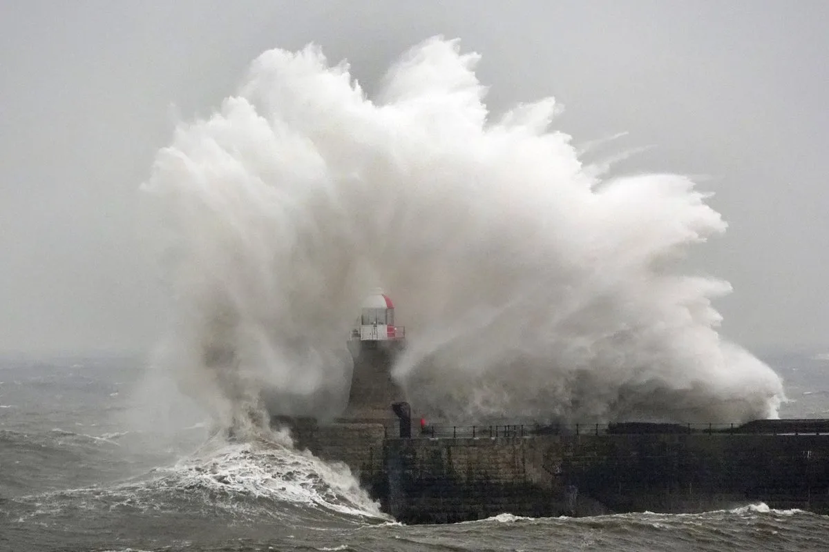 Storm Ingrid Batters UK with Heavy Rain and 60mph Winds