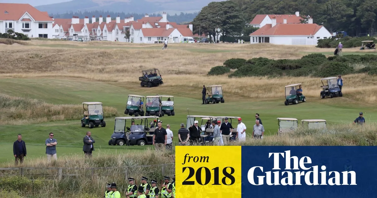 US Taxpayers Funded Trump's Turnberry Stay with £53,000 Payment